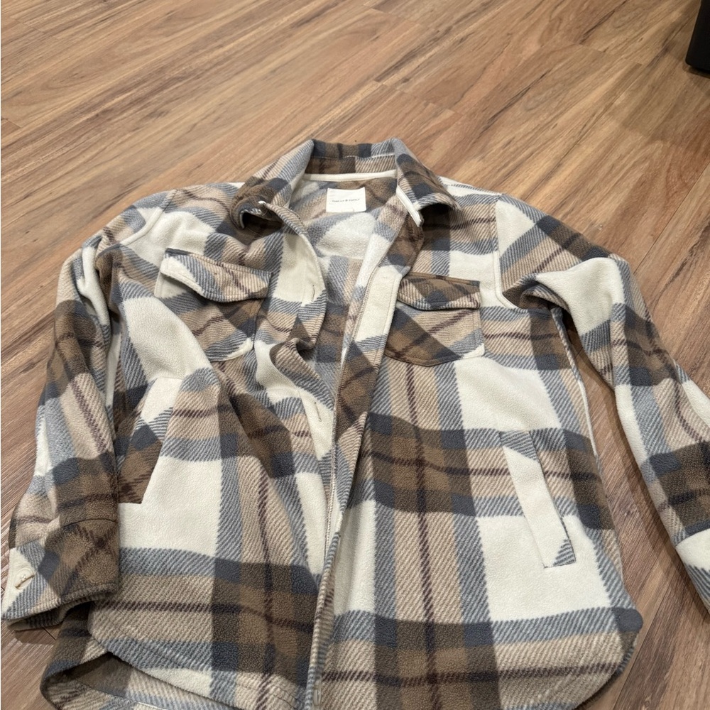 Thread & Supply Plaid Fleece Jacket